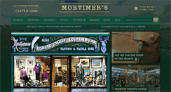 Desktop Screenshot of mortimersofspeyside.co.uk